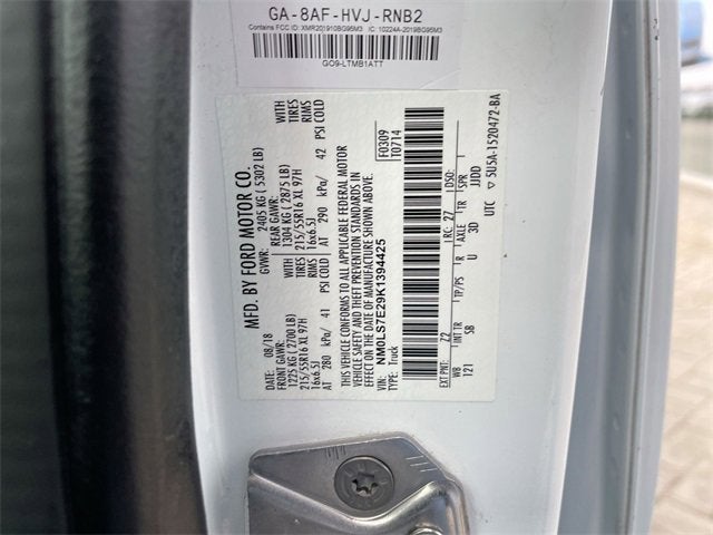 2019 Ford Transit Connect Van XL