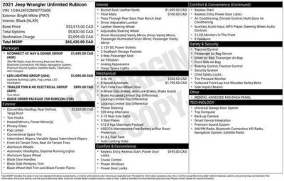 2021 Jeep Wrangler Unlimited Rubicon