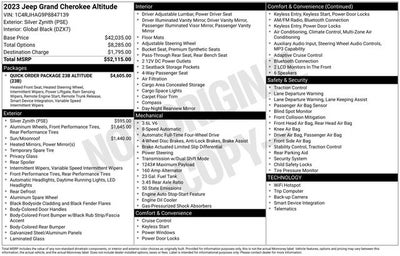 2023 Jeep Grand Cherokee Altitude 4x4