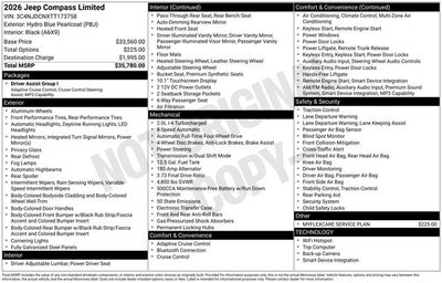 2026 Jeep Compass Limited