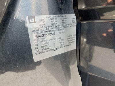 2016 GMC Canyon SLE1