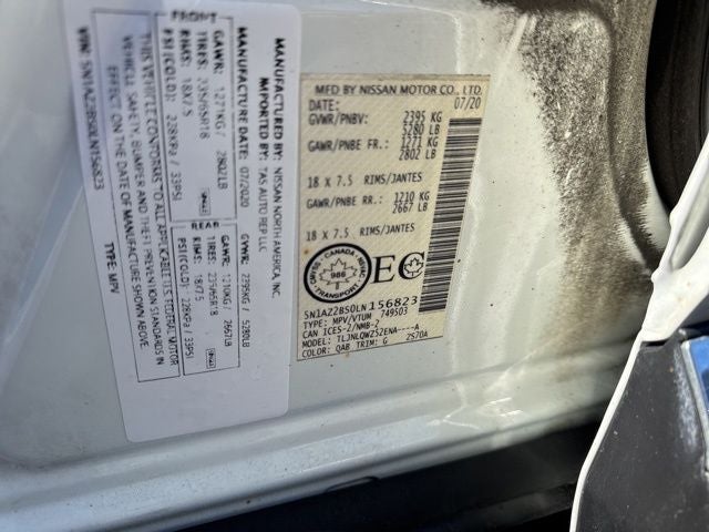 2020 Nissan Murano SV