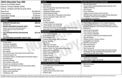 2024 Chevrolet Trax 2RS