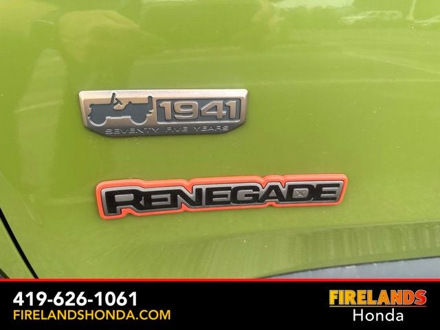 2016 Jeep Renegade Latitude 75th Anniversary Edition