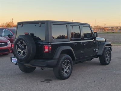 2018 Jeep Wrangler Unlimited Sport S 4x4