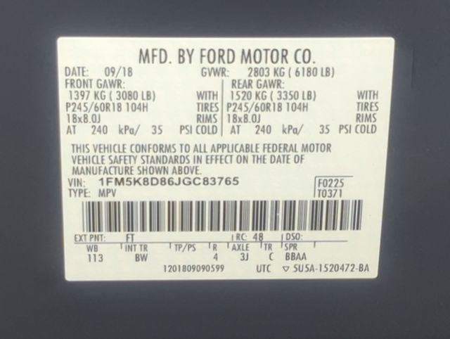 2018 Ford Explorer XLT