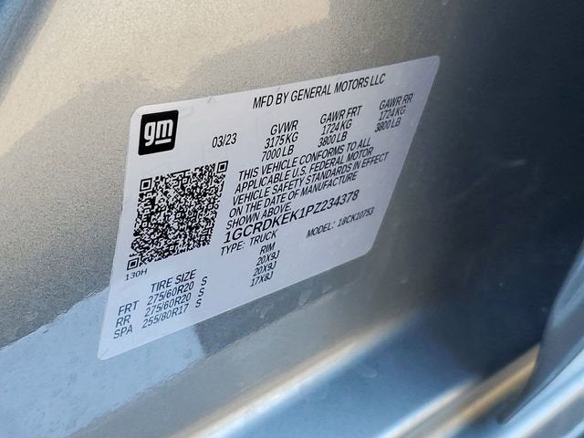 2023 Chevrolet Silverado 1500 LT (2FL)