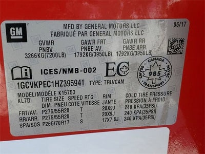 2017 Chevrolet Silverado 1500 Custom