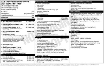 2026 Chevrolet Silverado 1500 RST