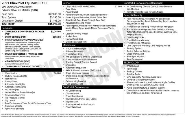2021 Chevrolet Equinox LT