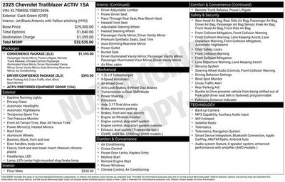 2025 Chevrolet Trailblazer ACTIV