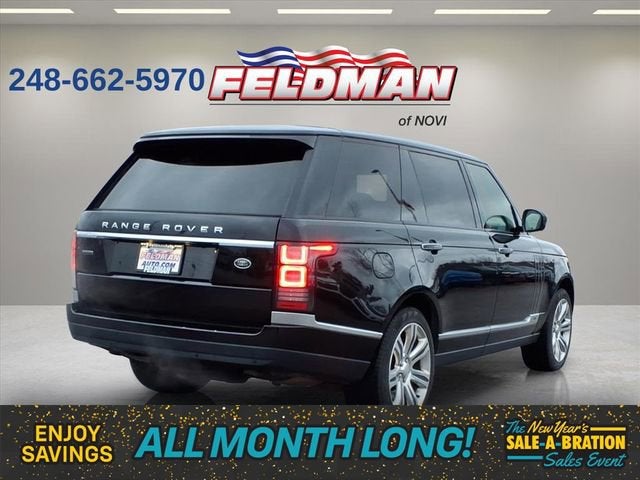 2015 Land Rover Range Rover 5.0L V8 Supercharged Autobiography Black