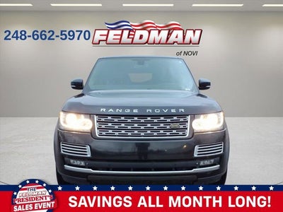 2015 Land Rover Range Rover 5.0L V8 Supercharged Autobiography Black
