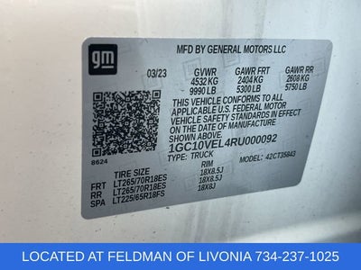 2024 Chevrolet Silverado EV Work Truck