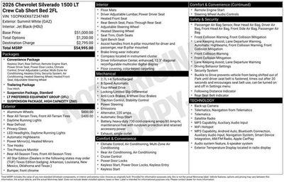 2026 Chevrolet Silverado 1500 LT (2FL)