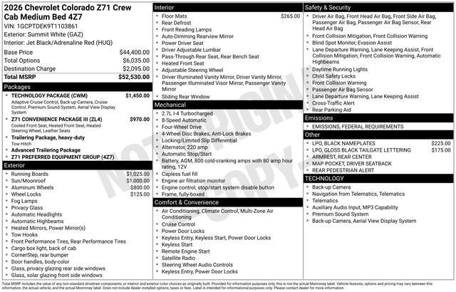 2026 Chevrolet Colorado Z71