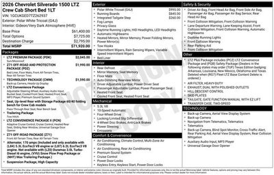 2026 Chevrolet Silverado 1500 LTZ