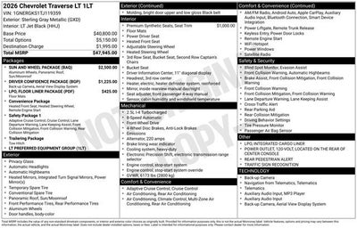 2026 Chevrolet Traverse LT