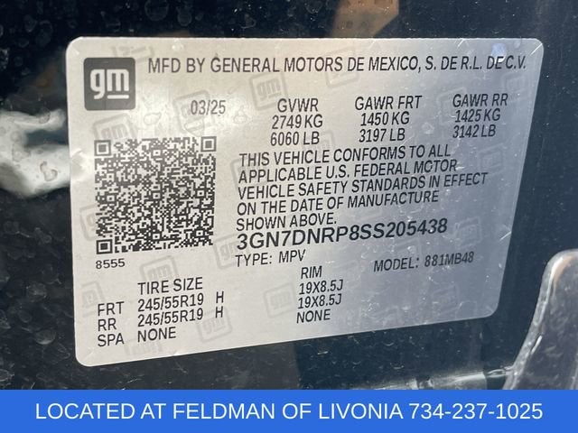 2025 Chevrolet Equinox EV LT