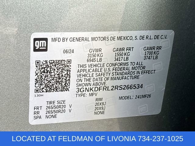 2024 Chevrolet Blazer EV Police Package eAWD Police