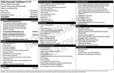 2026 Chevrolet Trailblazer LT
