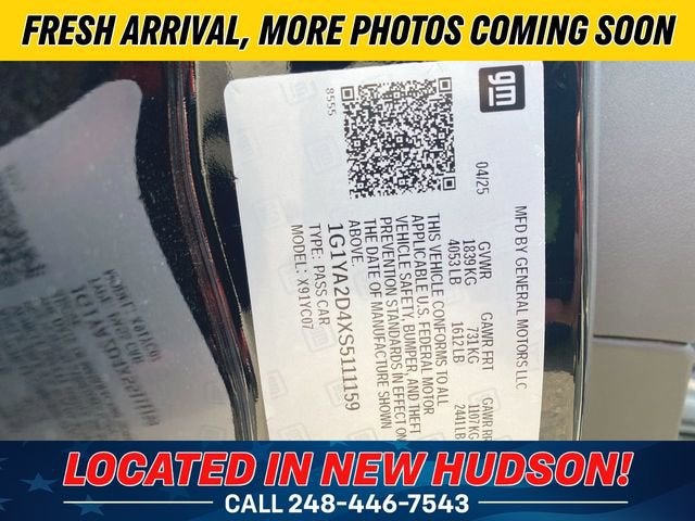 2025 Chevrolet Corvette Stingray 1LT