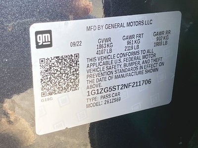 2022 Chevrolet Malibu RS