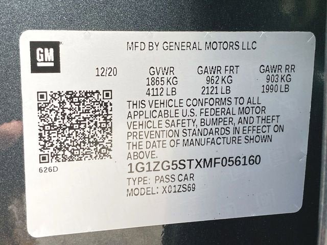 2021 Chevrolet Malibu RS