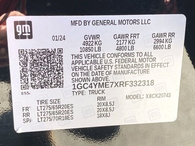 2024 Chevrolet Silverado 2500 HD Custom