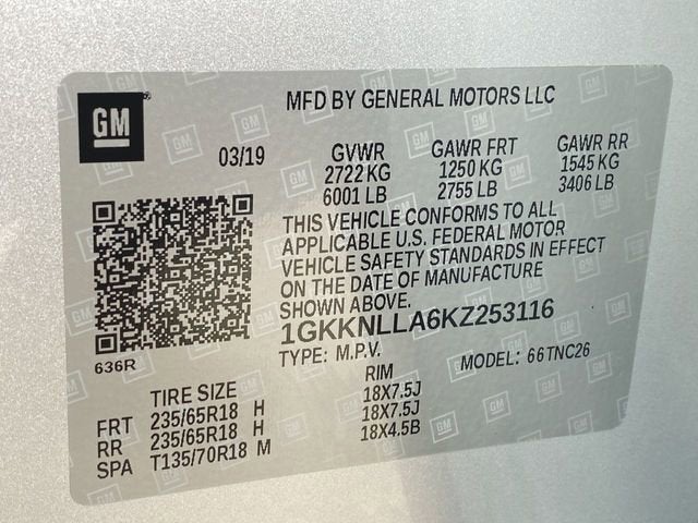 2019 GMC Acadia SLE