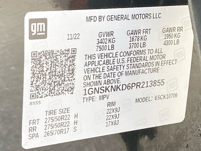 2023 Chevrolet Tahoe LT