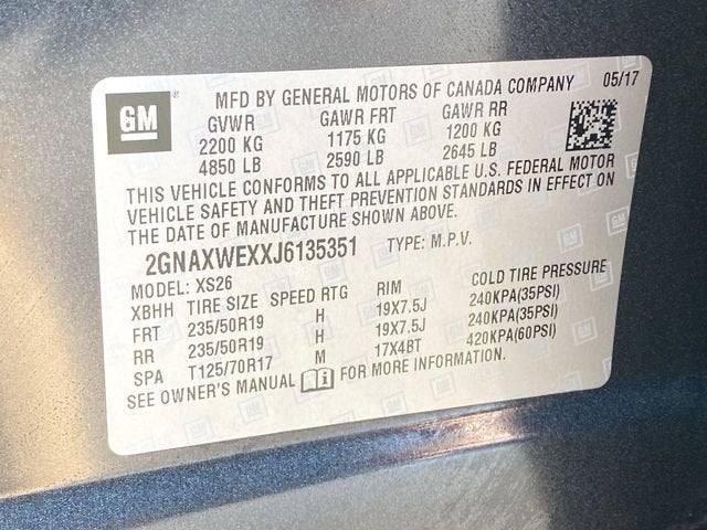 2018 Chevrolet Equinox Premier