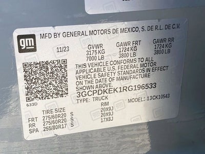 2024 Chevrolet Silverado 1500 LT (2FL)