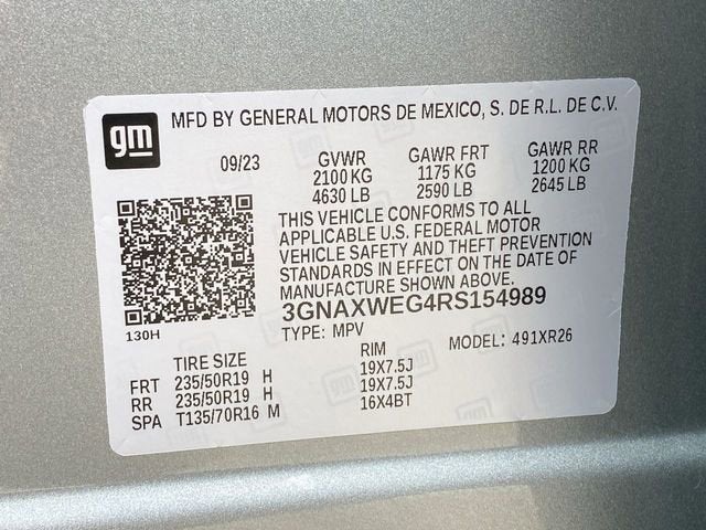 2024 Chevrolet Equinox RS
