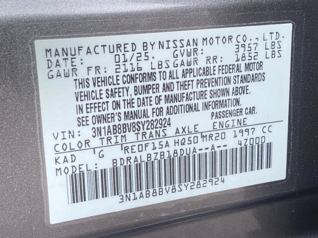 2025 Nissan Sentra S