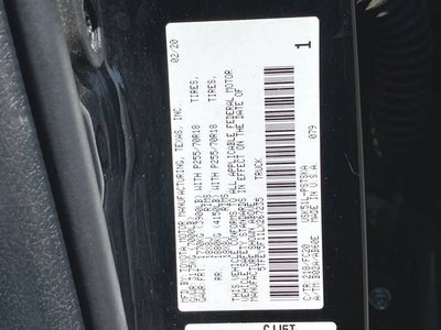 2020 Toyota Tundra SR5