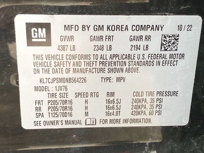 2022 Chevrolet Trax LT