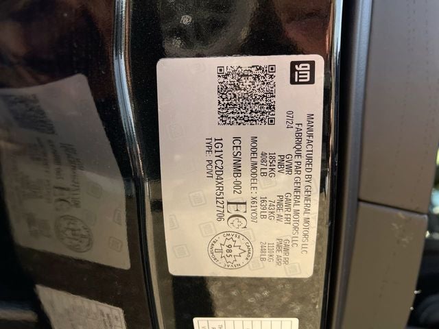 2024 Chevrolet Corvette Stingray 3LT