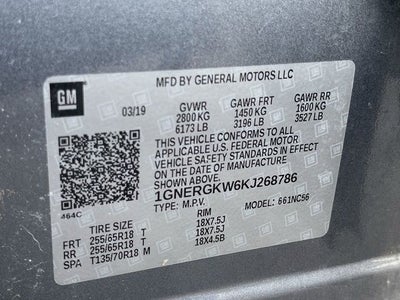 2019 Chevrolet Traverse LT Cloth
