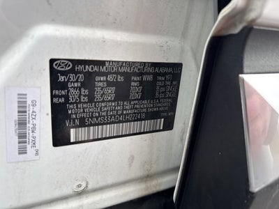 2020 Hyundai Santa Fe SEL
