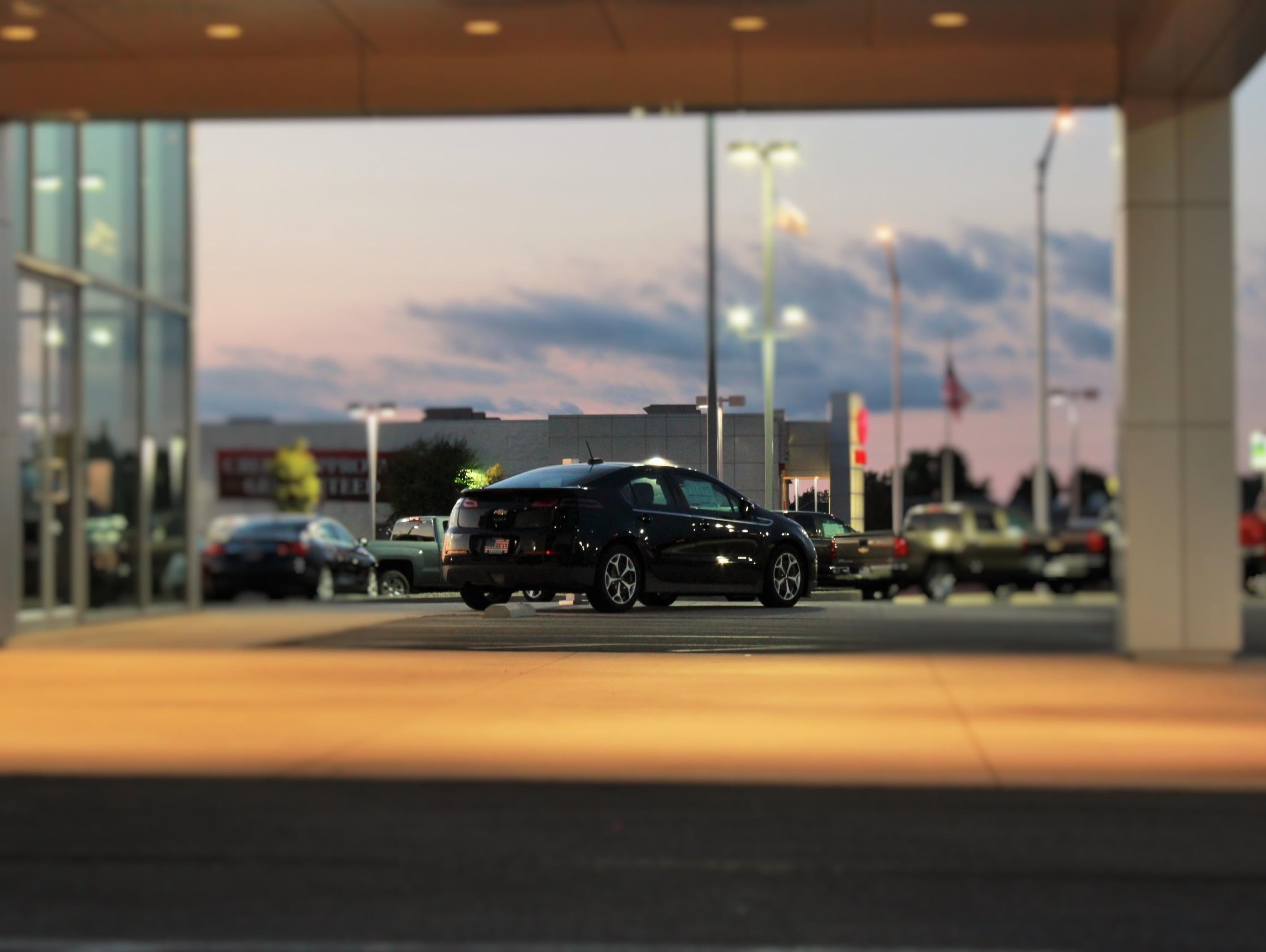 image of a black car